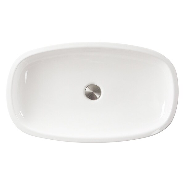 Nantucket Sinks Portofino Italian Fireclay Vanity Sink RC79041W - main